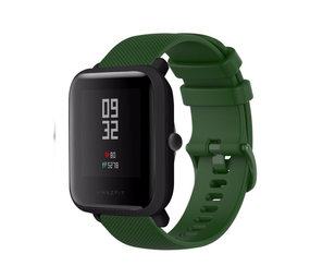 Strap-it® Xiaomi Amazfit Bip Luxus Silikonarmband (Armeegrün) Strap-it® Xiaomi Amazfit Bip Luxus Silikonarmband (Armeegrün)