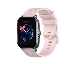 Strap-it® Amazfit GTS 3 Luxus Silikonarmband (Rosa) Strap-it® Amazfit GTS 3 Luxus Silikonarmband (Rosa)
