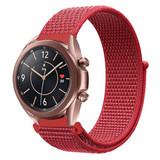 Strap-it® Samsung Galaxy Watch 3 41mm Nylonarmband (Rot) Strap-it® Samsung Galaxy Watch 3 41mm Nylonarmband (Rot)