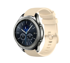 Strap-it® Samsung Gear S3 Luxus-Silikonarmband (Beige) Strap-it® Samsung Gear S3 Luxus-Silikonarmband (Beige)
