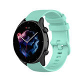Strap-it® Amazfit GTR 3 Luxus-Silikonarmband (Aqua) Strap-it® Amazfit GTR 3 Luxus-Silikonarmband (Aqua)
