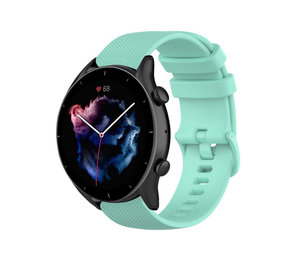 Strap-it® Amazfit GTR 3 Luxus-Silikonarmband (Aqua) Strap-it® Amazfit GTR 3 Luxus-Silikonarmband (Aqua)