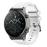Strap-it® Strap-it Huawei Watch GT 2 Pro Silikonarmband (Weiß)