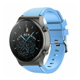 Strap-it® Huawei Watch GT 2 Pro Silikonarmband (Sandblau) Strap-it® Huawei Watch GT 2 Pro Silikonarmband (Sandblau)