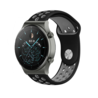 Strap-it® Strap-it Huawei Watch GT 2 Pro Sportarmband (Schwarz/Grau) Strap-it® Strap-it Huawei Watch GT 2 Pro Sportarmband (Schwarz/Grau)