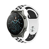 Strap-it® Strap-it Huawei Watch GT 2 Pro Sportarmband (Weiß/Schwarz) Strap-it® Strap-it Huawei Watch GT 2 Pro Sportarmband (Weiß/Schwarz)