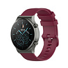 Strap-it® Strap-it Huawei Watch GT 2 Pro Luxus-Silikonarmband (Dunkelrot) Strap-it® Strap-it Huawei Watch GT 2 Pro Luxus-Silikonarmband (Dunkelrot)