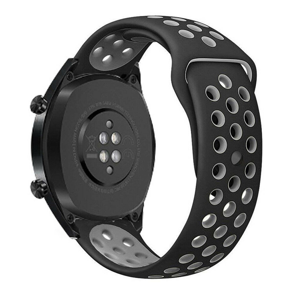 Strap-it® Strap-it Honor Magic Watch 2 Sportarmband (Schwarz/Grau)