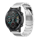 Strap-it® Honor Magic Watch 2 Metallarmband (Silber) Strap-it® Honor Magic Watch 2 Metallarmband (Silber)