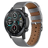 Strap-it® Strap-it Honor Magic Watch 2 Armband Leder (Grau) Strap-it® Strap-it Honor Magic Watch 2 Armband Leder (Grau)
