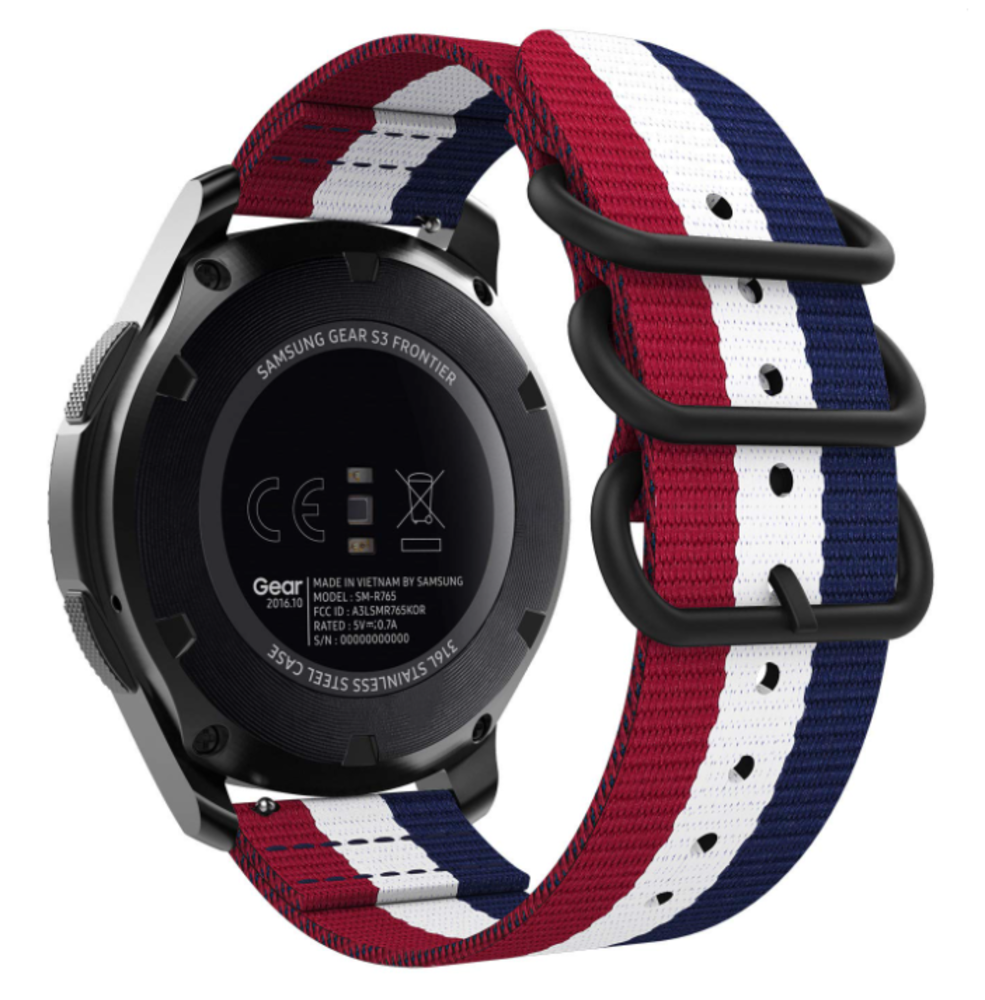 Strap-it® Strap-it Honor Magic Watch 2 Nylon Schnallenarmband (3-farbig)