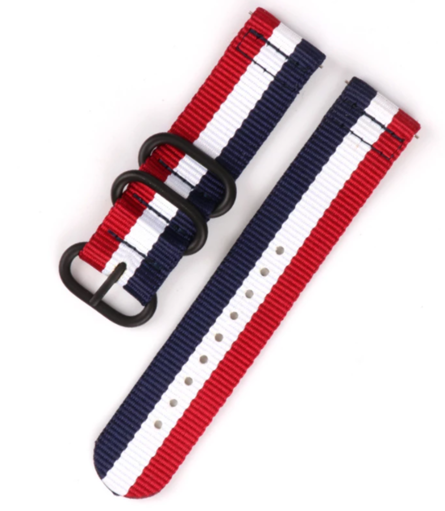 Strap-it® Strap-it Honor Magic Watch 2 Nylon Schnallenarmband (3-farbig)