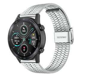 Strap-it® Honor Magic Watch 2 Edelstahlarmband (Silber) Strap-it® Honor Magic Watch 2 Edelstahlarmband (Silber)