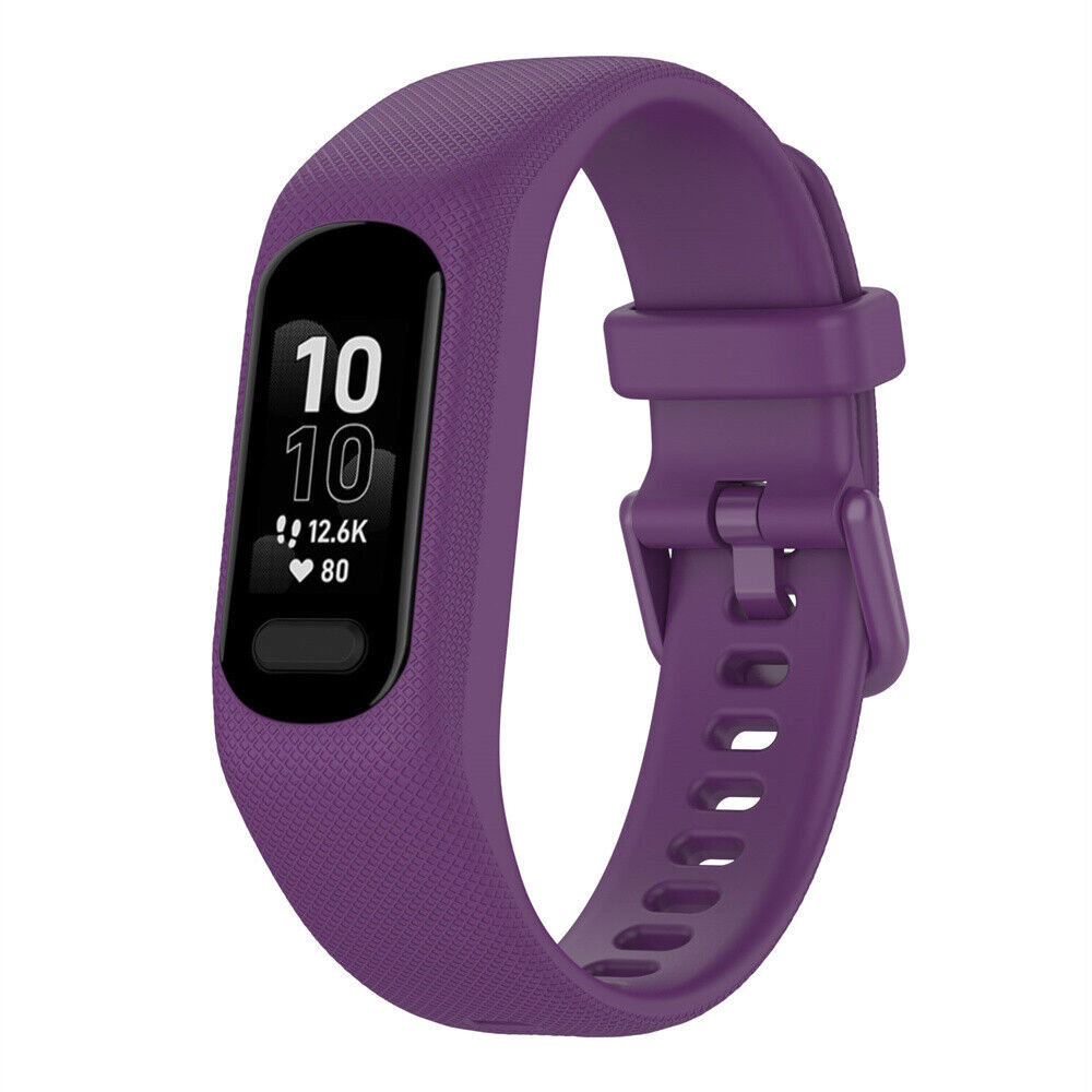 Strap-it® Strap-it Garmin Vivosmart 5 Silikonarmband (Lila) Strap-it® Strap-it Garmin Vivosmart 5 Silikonarmband (Lila)