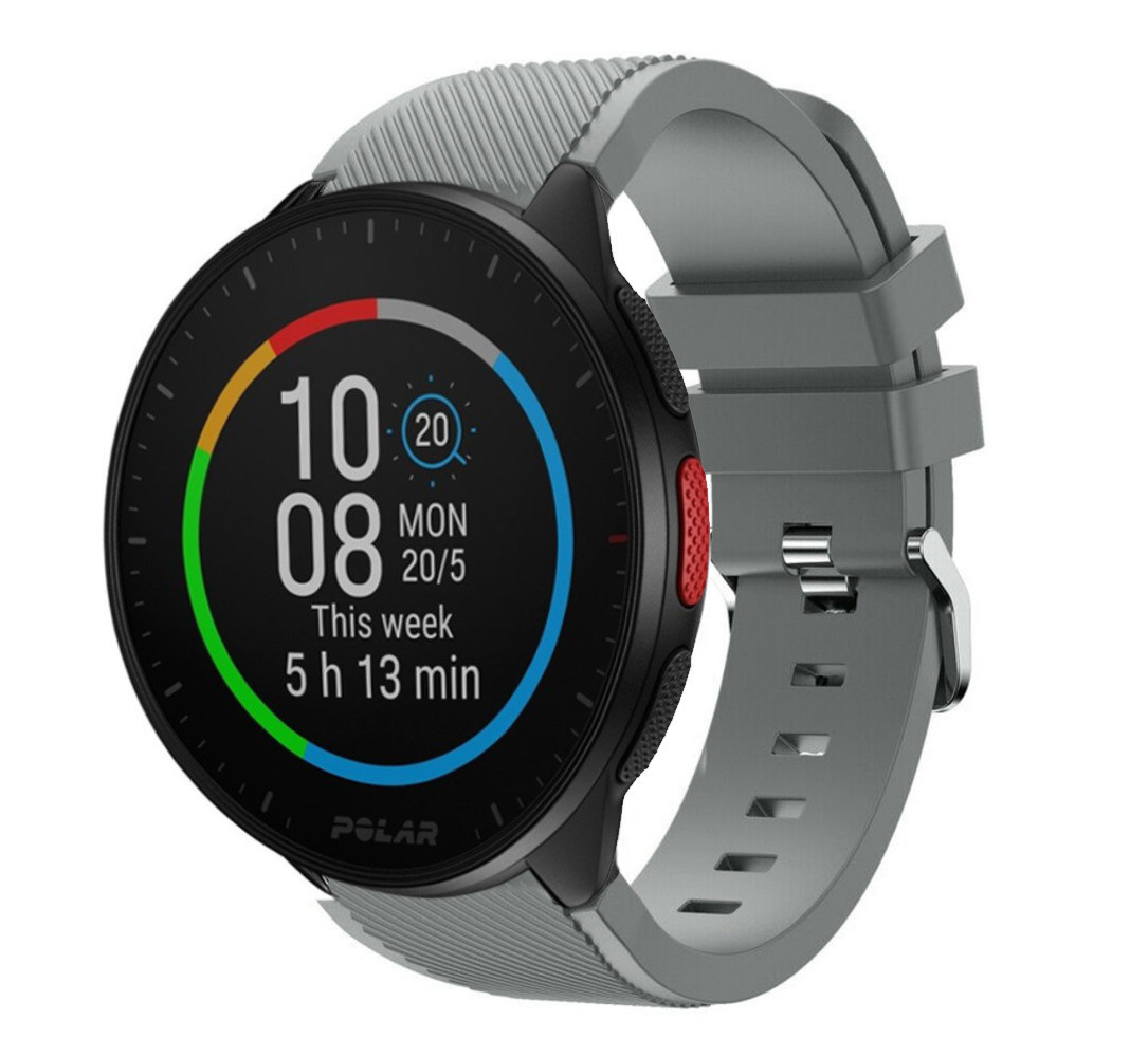 Strap-it® Strap-it Polar Pacer Silikonarmband (Grau)