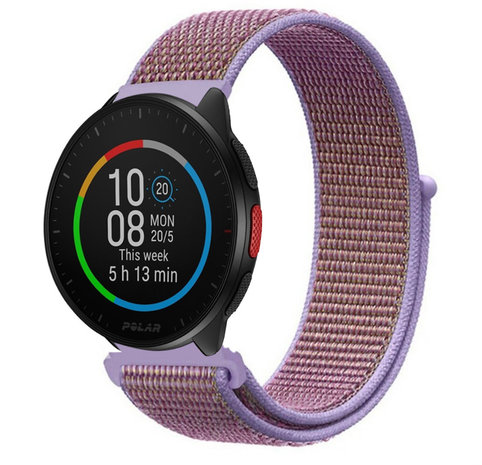 Strap-it® Strap-it Polar Pacer Nylonarmband (Lila)