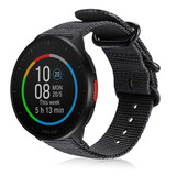 Strap-it® Polar Pacer Nylon Schnallenarmband (Schwarz) Strap-it® Polar Pacer Nylon Schnallenarmband (Schwarz)