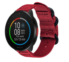 Strap-it® Polar Pacer Nylon Schnallenarmband (Rot) Strap-it® Polar Pacer Nylon Schnallenarmband (Rot)