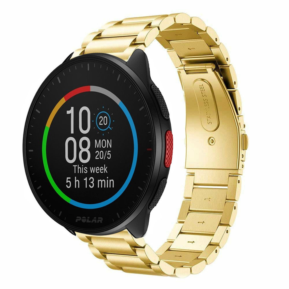 Strap-it® Strap-it Polar Pacer Stahlarmband (Gold)