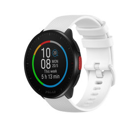 Strap-it® Polar Pacer Luxus-Silikonarmband (Weiß) Strap-it® Polar Pacer Luxus-Silikonarmband (Weiß)