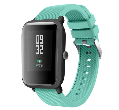 Strap-it® Strap-it Xiaomi Amazfit Bip Armband Silikon (Aqua)