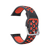 Strap-it® Strap-it Oppo Watch Free Sportarmband (Schwarz/Rot) Strap-it® Strap-it Oppo Watch Free Sportarmband (Schwarz/Rot)