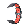 Strap-it® Strap-it Oppo Watch Free Sportarmband (Schwarz/Rot) Strap-it® Strap-it Oppo Watch Free Sportarmband (Schwarz/Rot)