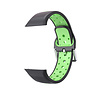 Strap-it® Strap-it Oppo Watch Free Sportarmband (Schwarz/Grün) Strap-it® Strap-it Oppo Watch Free Sportarmband (Schwarz/Grün)