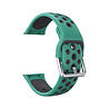 Strap-it® Strap-it Oppo Watch Free Sportarmband (Grün/Schwarz) Strap-it® Strap-it Oppo Watch Free Sportarmband (Grün/Schwarz)