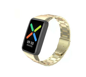 Strap-it® Oppo Watch Free Stahlarmband (Gold) Strap-it® Oppo Watch Free Stahlarmband (Gold)