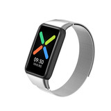 Strap-it® Oppo Watch Free Milanese-Armband (Silber)