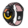 Strap-it® Strap-it Xiaomi Watch S1 Sportarmband (Schwarz/Rosa) Strap-it® Strap-it Xiaomi Watch S1 Sportarmband (Schwarz/Rosa)
