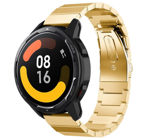 Strap-it® Strap-it Xiaomi Watch S1 Metallarmband (Gold)