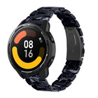 Strap-it® Strap-it Xiaomi Watch S1 Armband Resin (Schwarz/Weiß)