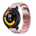 Strap-it® Strap-it Xiaomi Watch S1 Stahlarmband (Rosa)