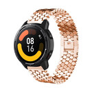 Strap-it® Strap-it Xiaomi Watch S1 Stahl Fischarmband (Roségold)