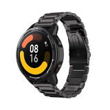 Strap-it® Xiaomi Watch S1 Titanarmband (Schwarz)