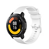 Strap-it® Strap-it Xiaomi Watch S1 Luxus-Silikonarmband (Weiß)