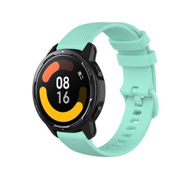 Strap-it® Xiaomi Watch S1 Luxus-Silikonarmband (Aqua) Strap-it® Xiaomi Watch S1 Luxus-Silikonarmband (Aqua)