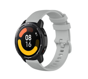 Strap-it® Xiaomi Watch S1 Luxus-Silikonarmband (Grau) Strap-it® Xiaomi Watch S1 Luxus-Silikonarmband (Grau)