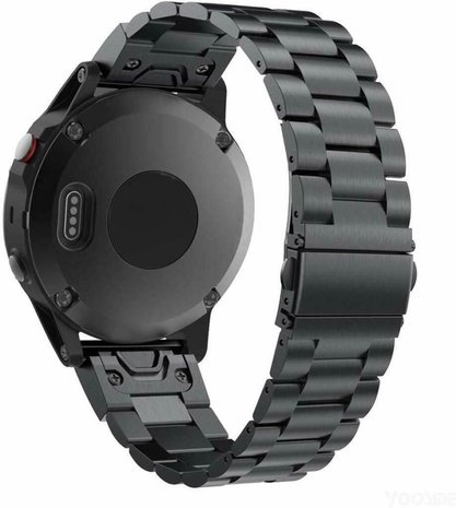 Strap-it® Strap-it Garmin Epix Gen 2 Stahlarmband (Schwarz) Strap-it® Strap-it Garmin Epix Gen 2 Stahlarmband (Schwarz)