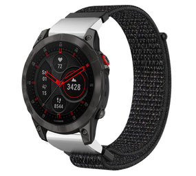 Strap-it® Garmin Epix Gen 2 Nylonarmband (Schwarz) Strap-it® Garmin Epix Gen 2 Nylonarmband (Schwarz)