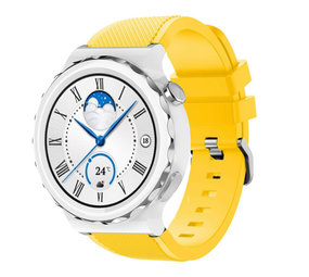 Strap-it® Huawei Watch GT 3 Pro 43mm Silikonarmband (Gelb) Strap-it® Huawei Watch GT 3 Pro 43mm Silikonarmband (Gelb)