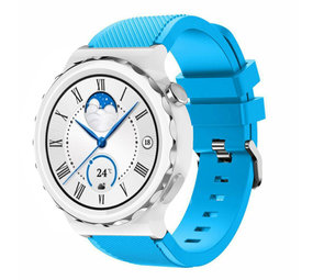 Strap-it® Huawei Watch GT 3 Pro 43mm Silikonarmband (Hellblau) Strap-it® Huawei Watch GT 3 Pro 43mm Silikonarmband (Hellblau)