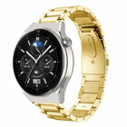Strap-it® Strap-it Huawei Watch GT 3 Pro 46mm Stahlarmband (Gold)