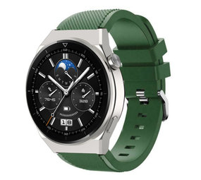 Strap-it® Huawei Watch GT 3 Pro 46mm Silikonarmband (Armeegrün) Strap-it® Huawei Watch GT 3 Pro 46mm Silikonarmband (Armeegrün)