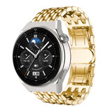 Strap-it® Huawei Watch GT 3 Pro 46mm Drachenarmband Stahl (Gold) Strap-it® Huawei Watch GT 3 Pro 46mm Drachenarmband Stahl (Gold)