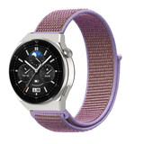 Strap-it® Huawei Watch GT 3 Pro 46mm Nylonarmband (Lila) Strap-it® Huawei Watch GT 3 Pro 46mm Nylonarmband (Lila)