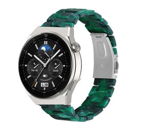 Strap-it® Huawei Watch GT 3 Pro 46mm Armband Resin (Grün) Strap-it® Huawei Watch GT 3 Pro 46mm Armband Resin (Grün)