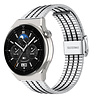 Strap-it® Strap-it Huawei Watch GT 3 Pro 46mm Edelstahlarmband (Silber/Schwarz) Strap-it® Strap-it Huawei Watch GT 3 Pro 46mm Edelstahlarmband (Silber/Schwarz)